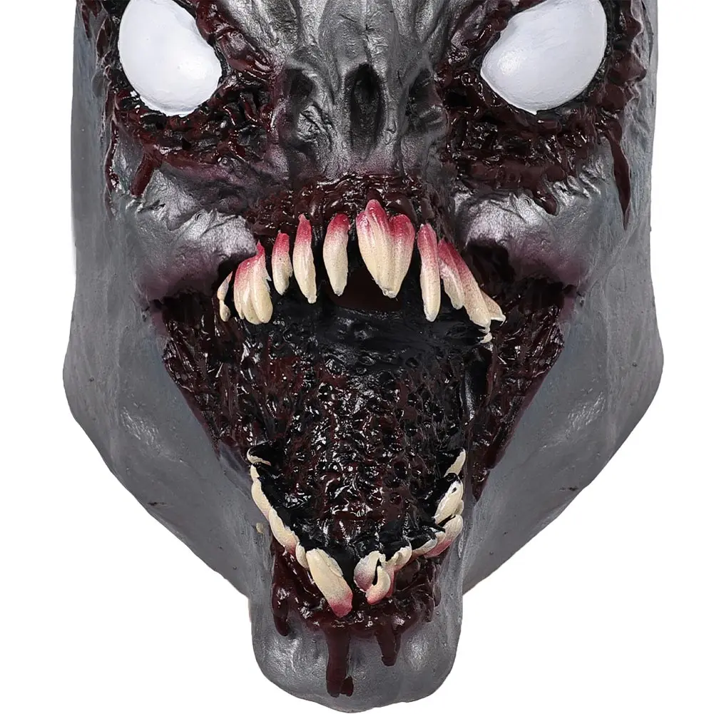 Máscara de fantasía de Monster Eddie para hombres, accesorios de disfraz de Cosplay Venem de película terrorífica, accesorios de Halloween, tocado de Roleplay para adultos, 2024