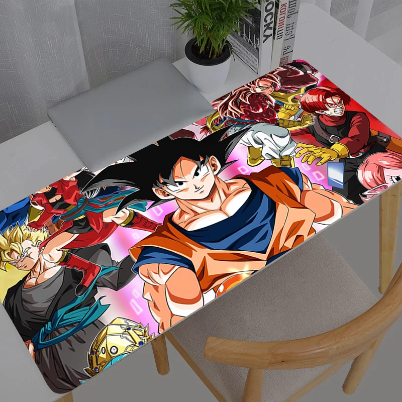 

Коврик для мыши, прочный игровой коврик Dragon Ball, большой коврик для клавиатуры, настольный коврик, коврик для мыши XXL 900x400 для компьютера