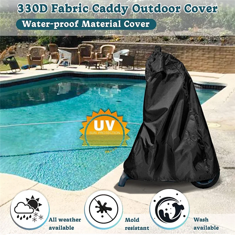 

【NEW】9991794-R1 Pool Cleaner Caddy Cover For Dolphin Pool Vacuum Universal Classic Caddy, Ventilated Waterproof Sunproof
