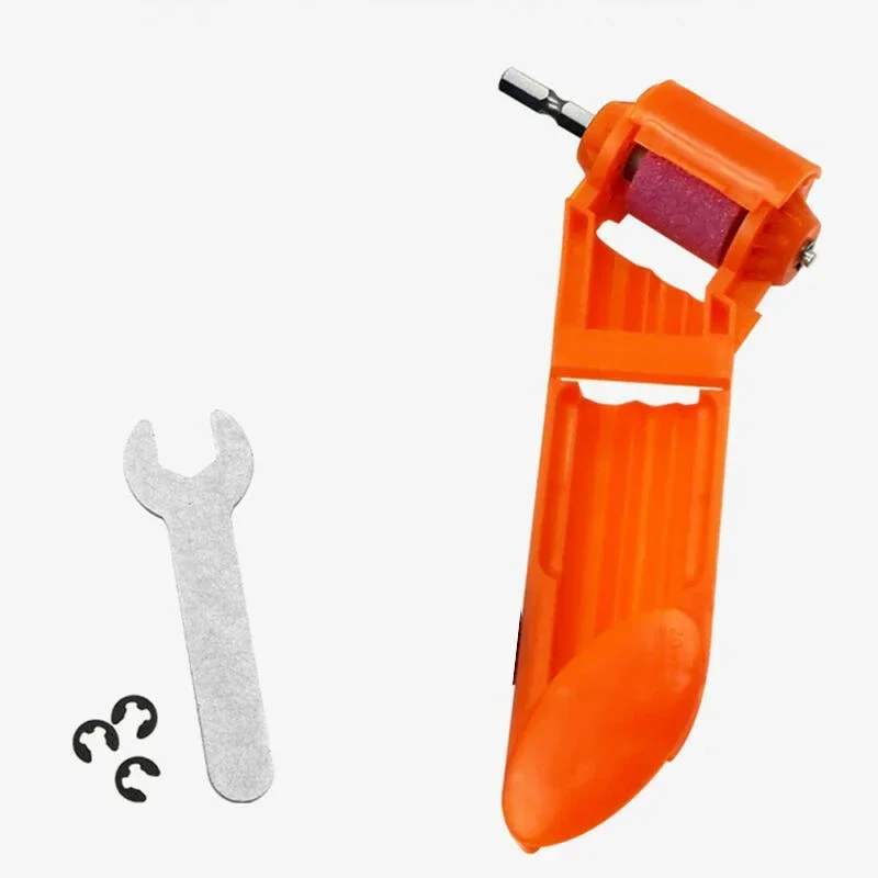 Sharpening Drill Bit Sharpener Portable Corundum Grinding Wheel Woodworking Power Tool Orange Accessory