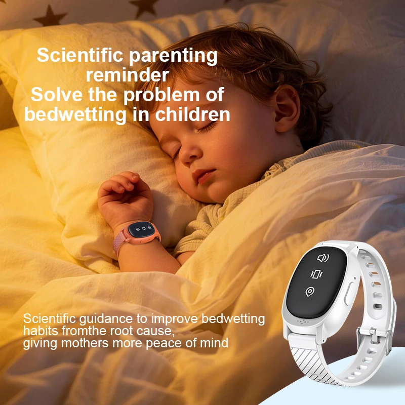 

Rechargeable Portable Bedwetting Alarm Vibration Wristband Smart with Sound Vibration Alerts for Baby Toddler and Elderly Care
