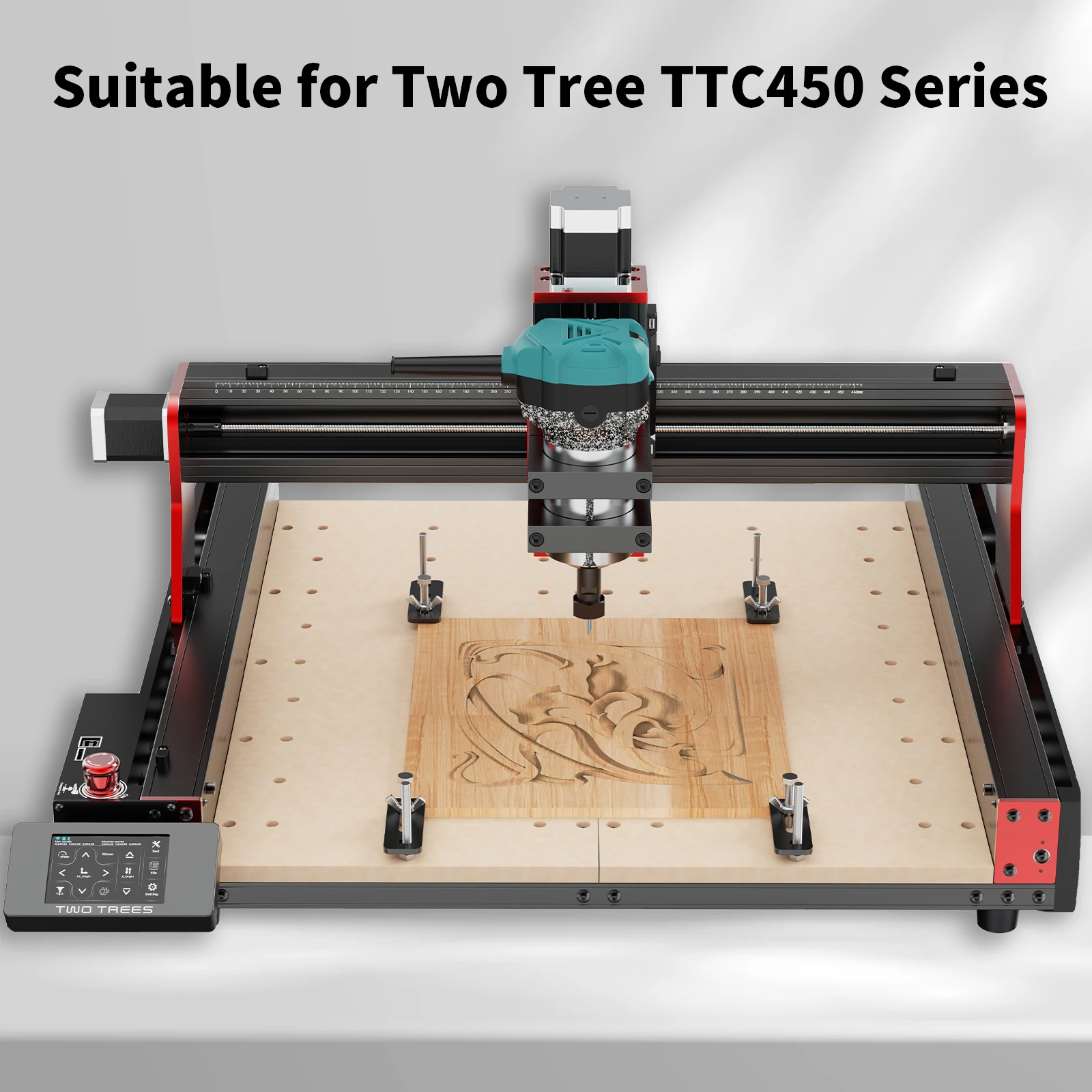 Imagem -06 - Twotrees-cnc Spindle Milling Motor 800w Fit para Ttc450 Corte e Gravação de Metal Cnc Madeira Router Compact Router Tool com Case