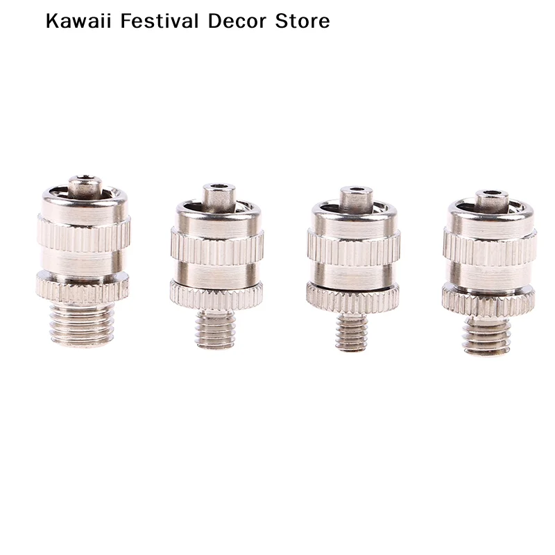【K】1pcs High Quality M4 M5 M6 M8 Screw Thread Nickel Plated Brass Syringe Metal Luer Lock Adapter