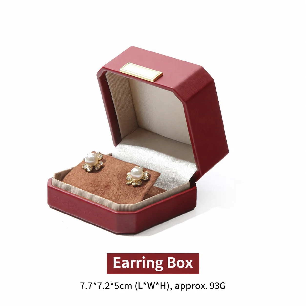 Jewelry Storage Case Stable Bangle Box Pu Leather Jewelry Box Premium Pendant Box For Home Storage Rings Proposal