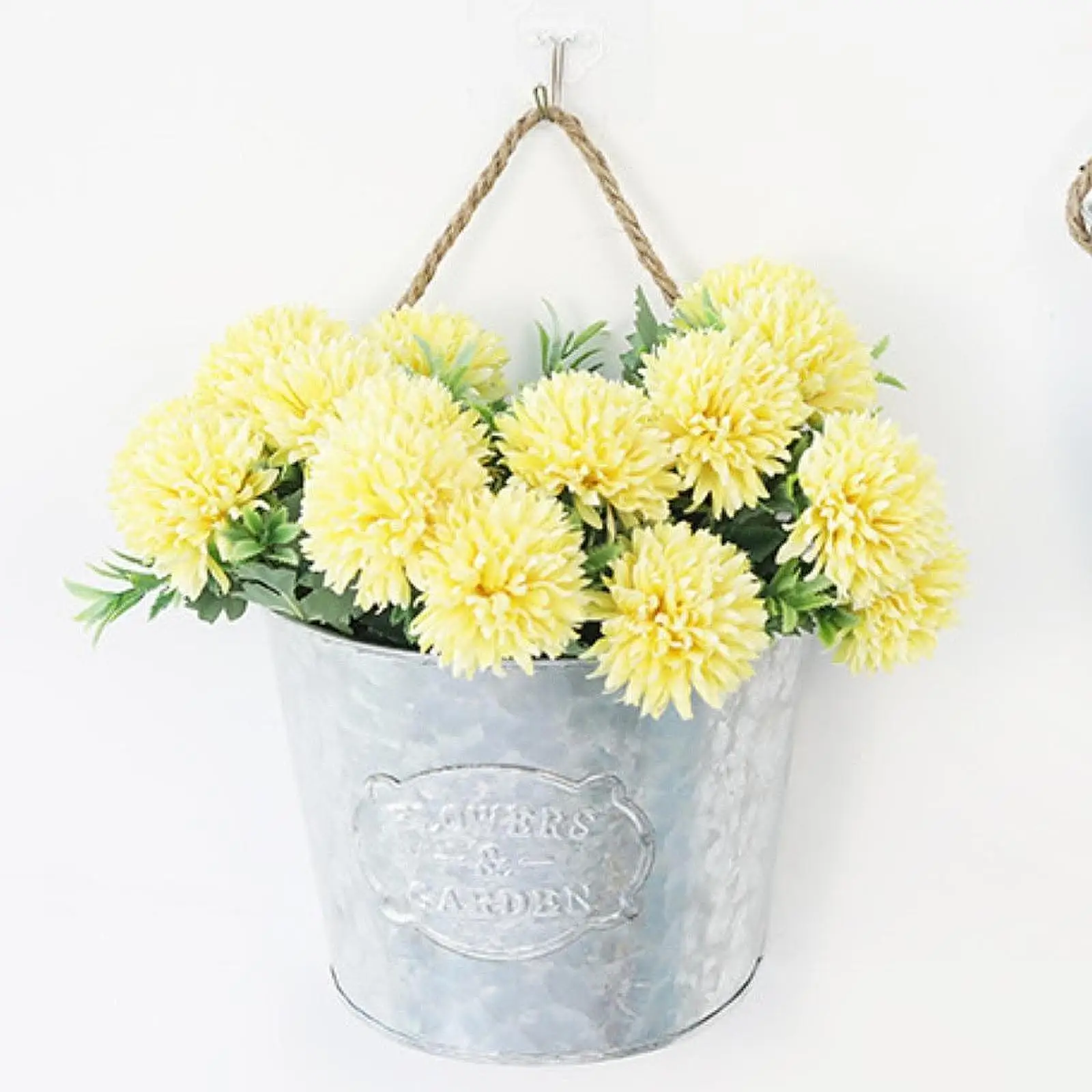 

Hanging Basket Half Circle Shaped for Home Decoration Courtyard Farmhouse