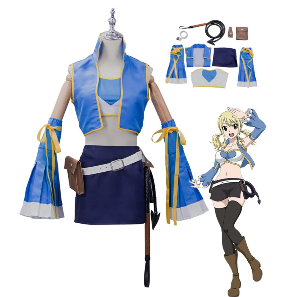 

FAIRY Anime TAIL Lucy Heartfilia Cosplay Costume Set