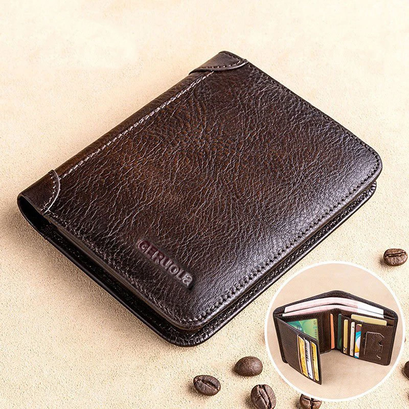 

2024 New Fashion PU Leather Men's Wallet With Coin Bag Zipper Small Money Purses Dollar Slim Purse New Design Money Wallets