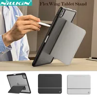 NIllkin FlexWing Tablet Stand For 9.7-11 inth 13 inth Portable Tablets Stand Premium Leather Adjustable Base