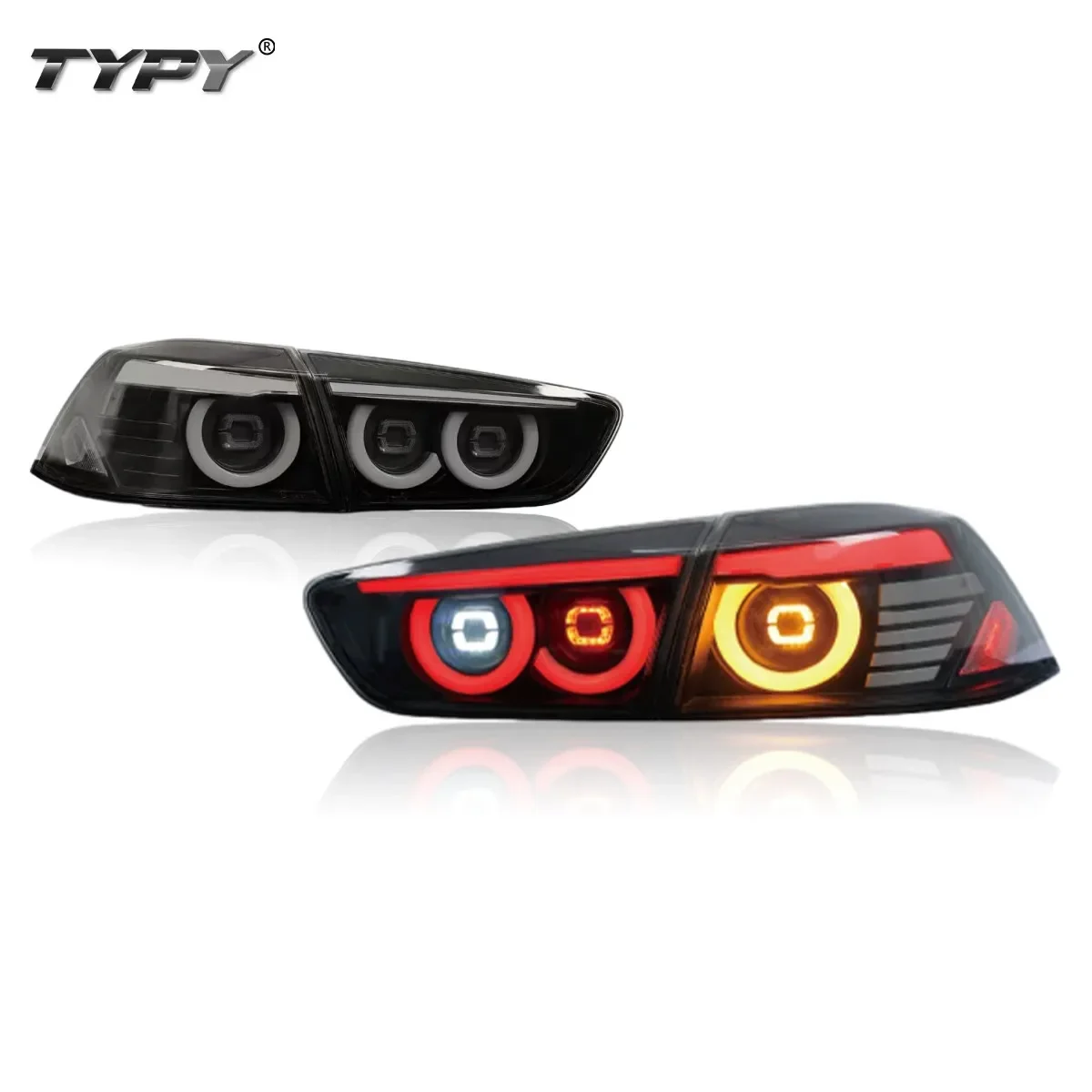 TYPY Original Wholesale Price Auto Taillight Assembly For Lancer EVO X 2008-2018 Upgrade Modified LED Taillight