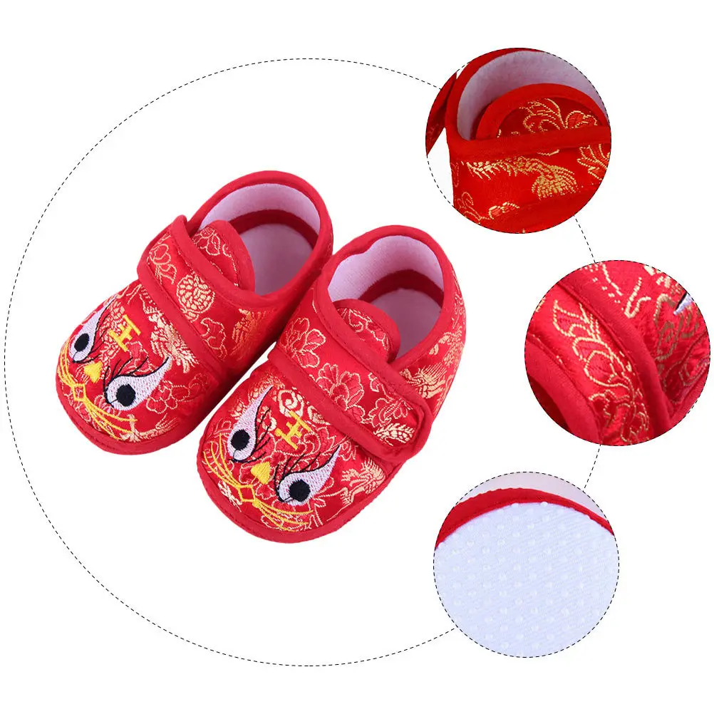 

1Pair Cartoon Tiger-Head Shoes Adorable Baby Walking Shoes Nonslip Sole Lightweight Comfortable Wear Fresh Color Cozy Warm