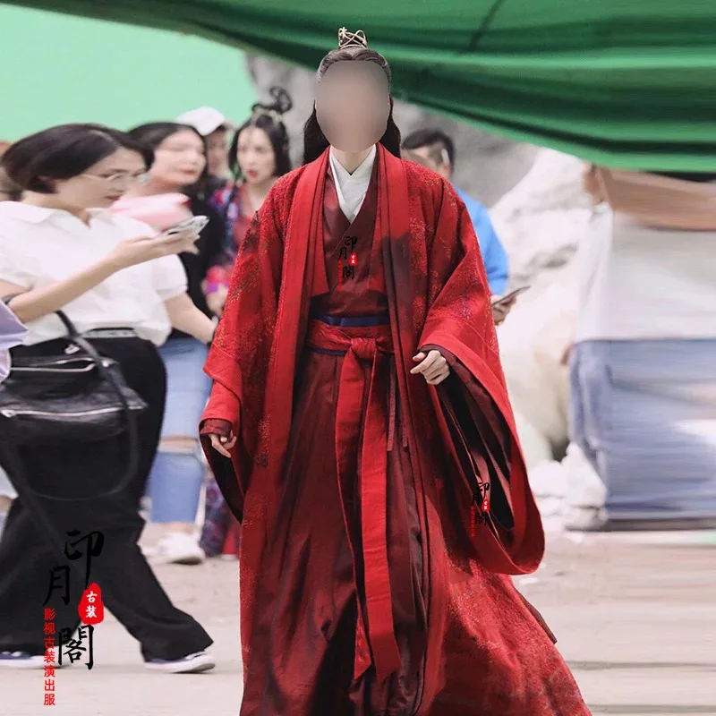 Hanfu القديمة التقليدية شان هو لينغ قونغ يونيو ون كيكسينغ الملابس Chivalrous المبارز تأثيري حلي هالوين هان فو