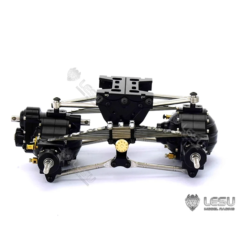 LESU für 1/14 Tamiya Truck Hinterradaufhängung X-8002 Original Aperture RC Modifiziertes Muldenkipper-Modell Zubehör