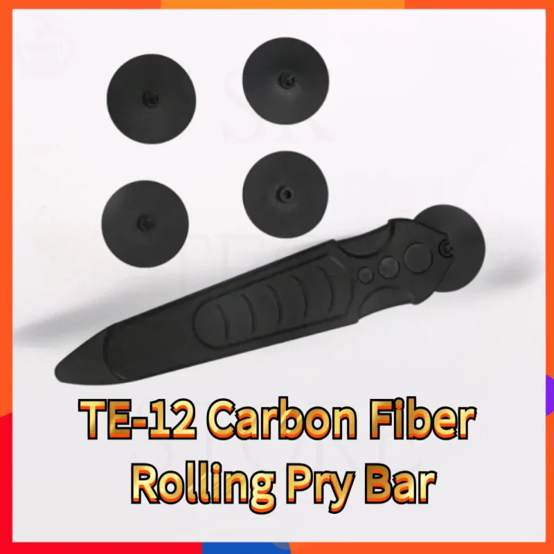 Barra de palanca rodante Universal construcción de fibra de carbono con ruedas de 4 Uds para reemplazo de pantalla de iPhone/Samsung/Huawei y reparación de PCB