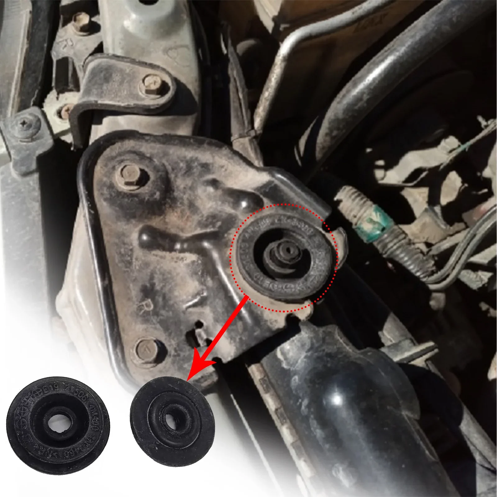 

Для Nissan X-Trail T30 T31 T32 Rogue S35 резиновая втулка радиатора монтажный кронштейн NSB-048 21506-4M400 1 пара аксессуаров для крепления