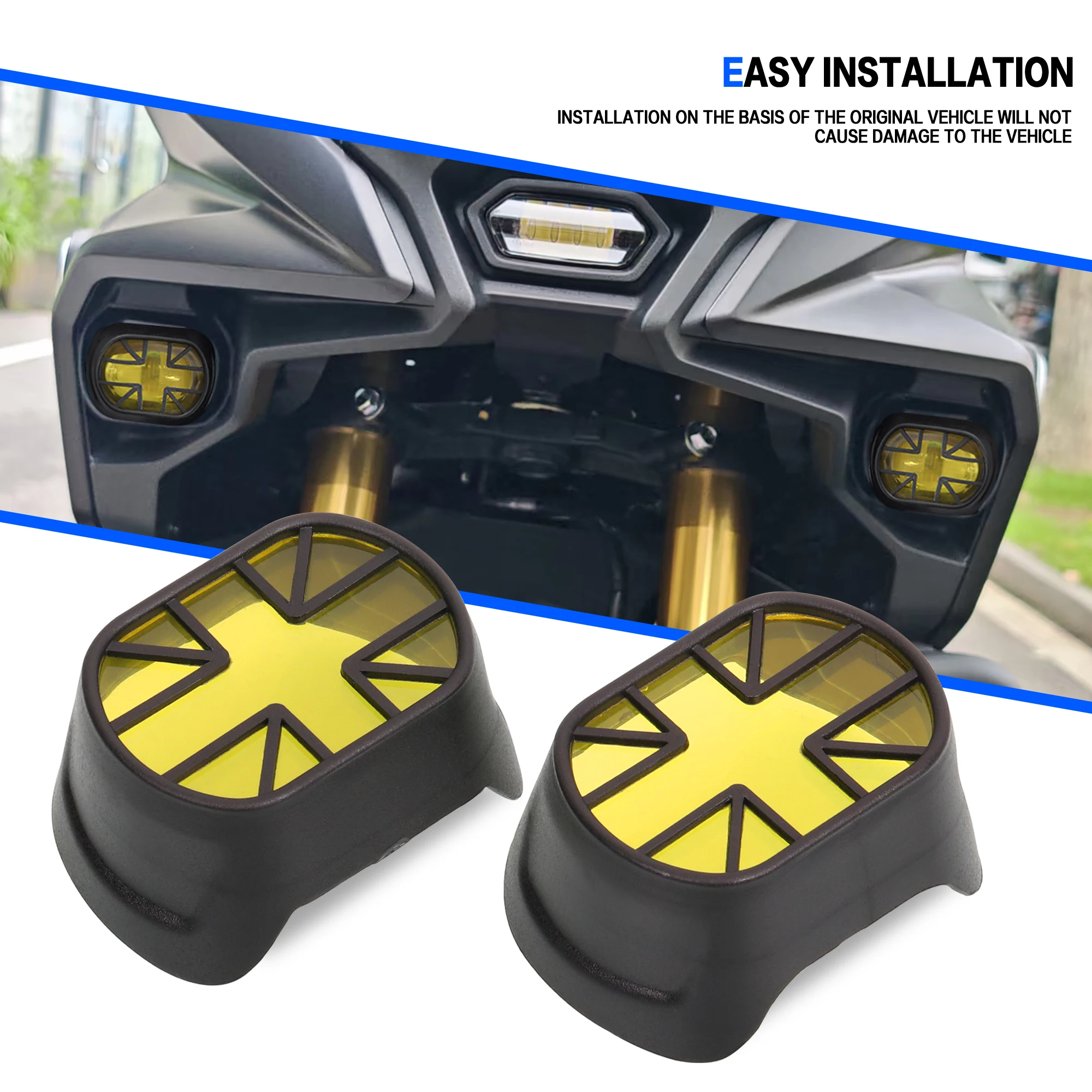 For Loncin Voge SR 450X SR450X 2026 Motorcycle SR 450X Fog Light Protector Guards Foglight Lamp Cover Fog Light Decoration Cover