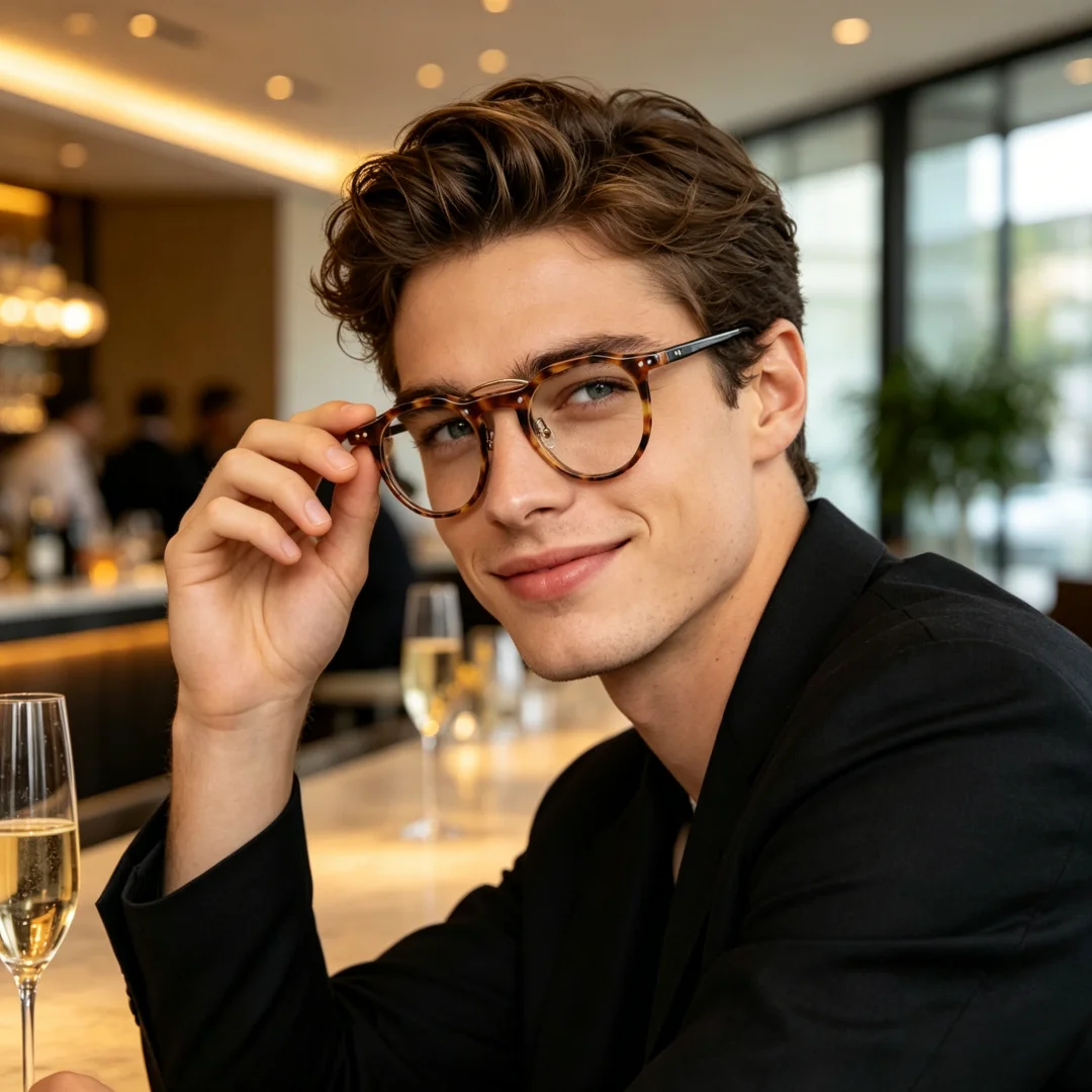 BETSION Retro Round Acetate Men And Women Reading Glasses Myopia Fashion Rivet Decor Multiple Colors Japanese Style Spectacles