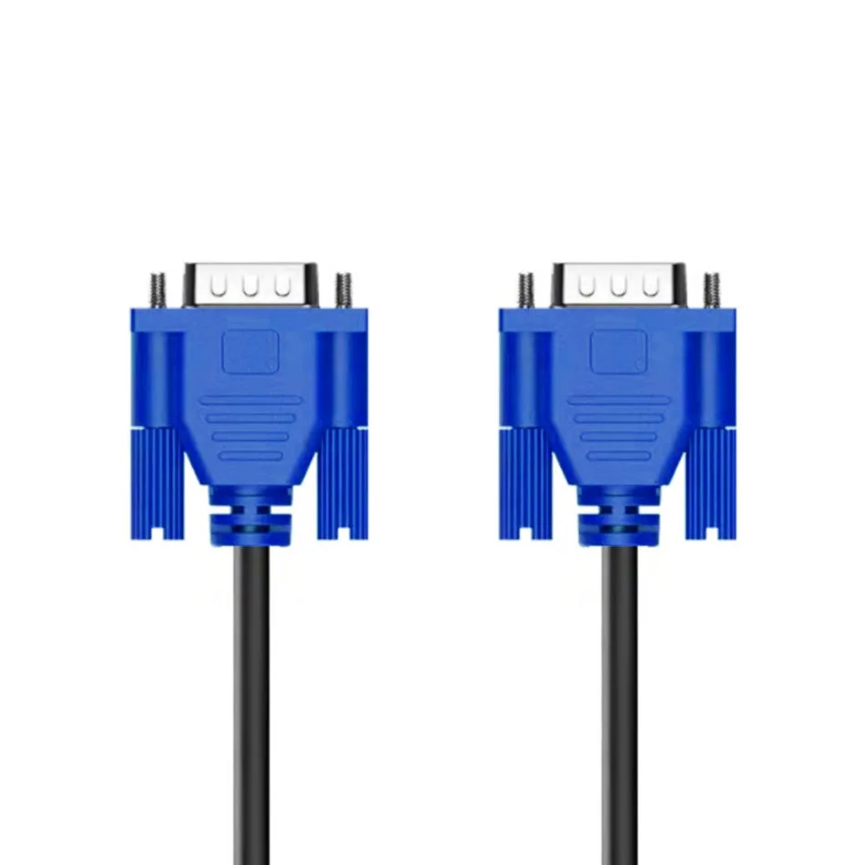 VGA 4 5 Cable Male To Male High Definition Computer Projector Monitor Video Data Cable With Magnetic Ring