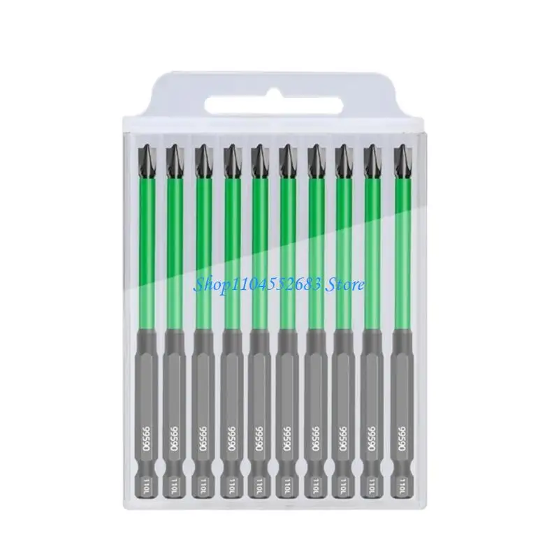 

Y6GD 10Pcs Driver Bits 65mm/110mm Screwdriver Bit Drill Bits Drill Bit