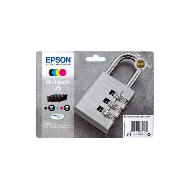 Epson T3586 (35) Pack of 4 original ink cartridges-C13T35864010 T3586 tintasycartuchos.com