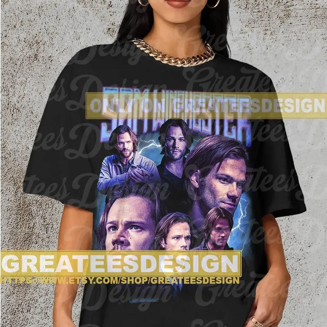 Limited Sam Winchester TShirt Jared Padalecki Oversize Shirt Unisex Shirt GEE23