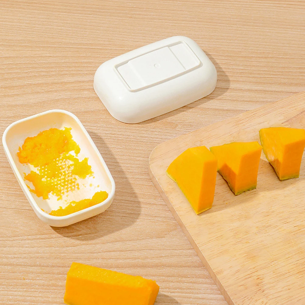 

2pcs Garlic Ginger Grater Plastic Kitchen Vegetable Grinder For Onion Potato Pumpkin Masher Multi-Function Wear-Resistant