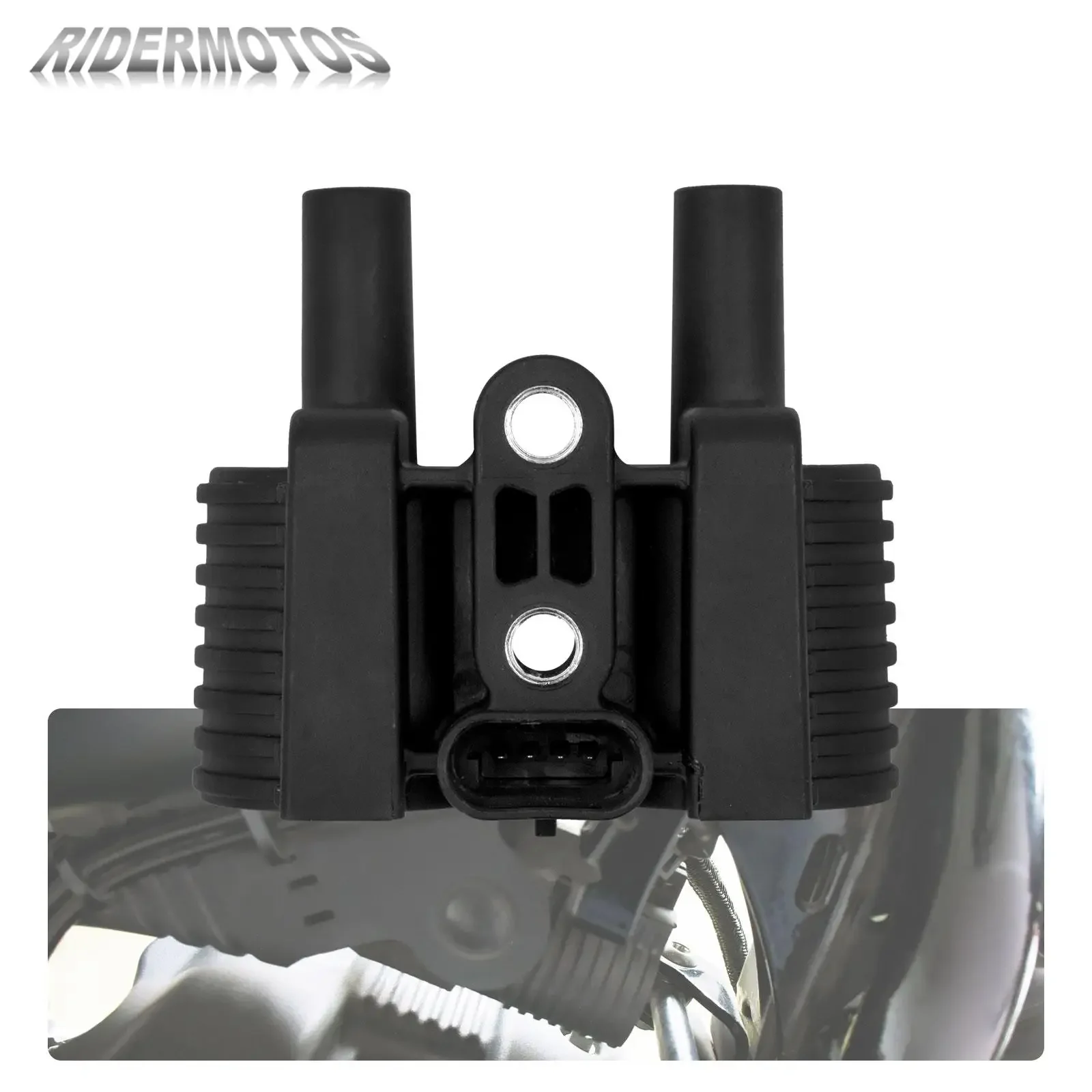 Motorcycle Black Ignition Coil Pack For Harley Sportster XL883 Super Low XL883L Roadster Low Police Seventy Two Custom 2007-Up