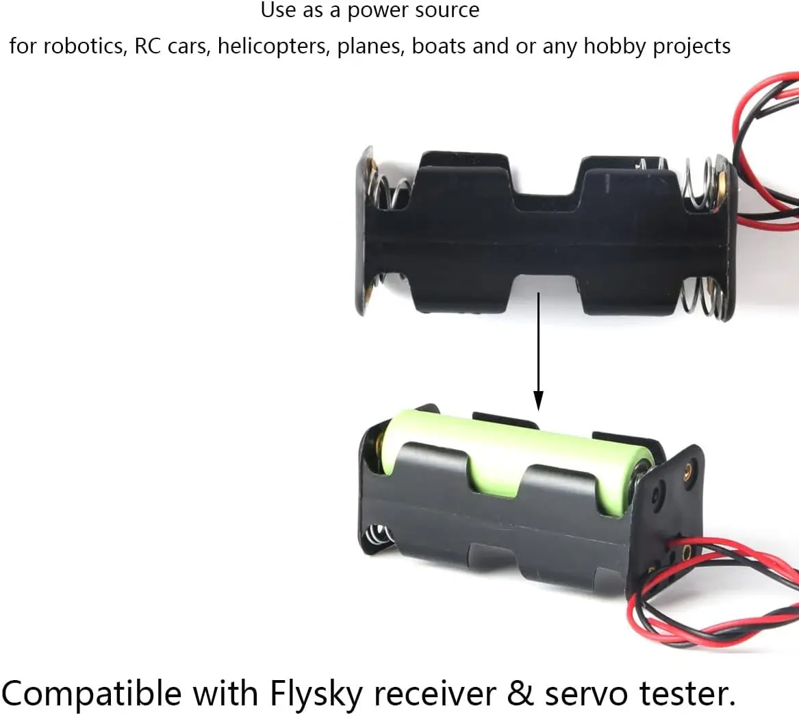 1Set RC Servo Motor Tester Controller Kit +180 Degree 9g Servo with 6V Battery Holder for Robotics RC Cars Helicopters Planes