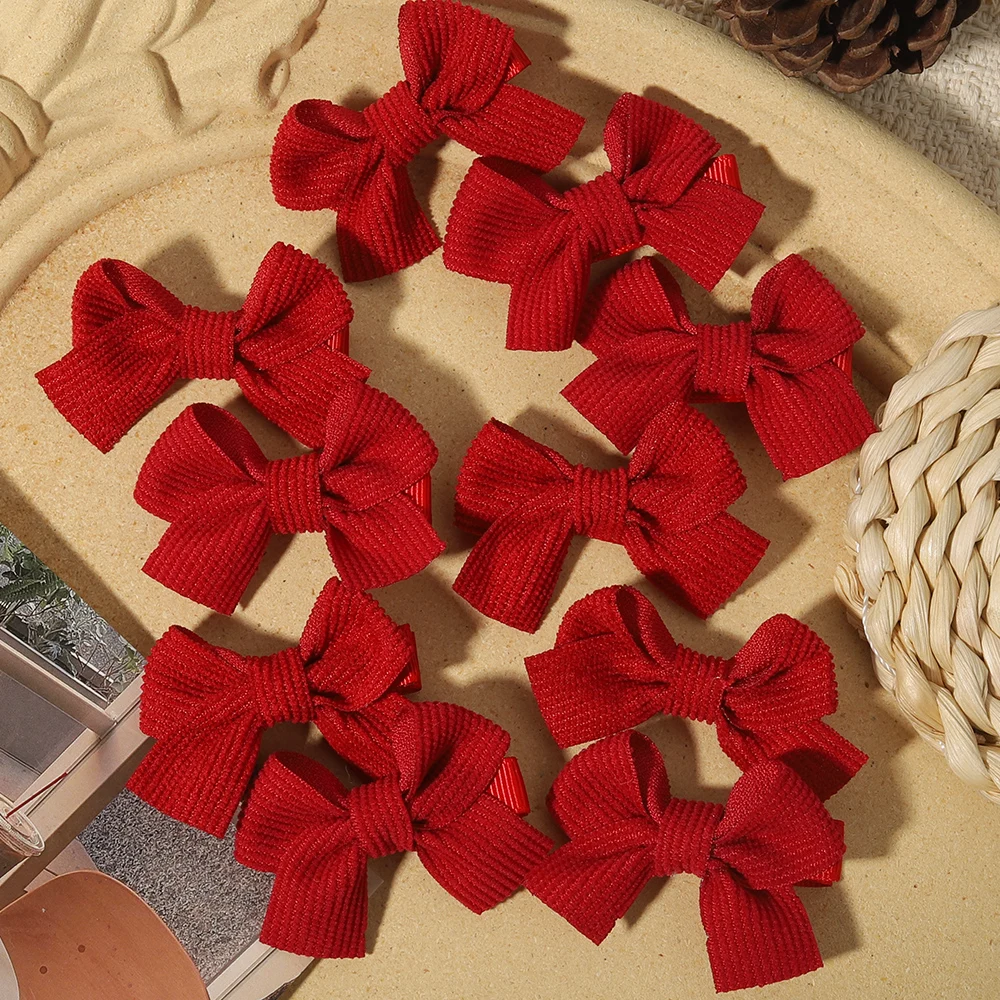 

10pcs/set Girls' Hair Accessories,Sweet,Cute Solid Color Bow Hair Clips,for Children,Baby Birthdays,Party Dress Hair Accessories