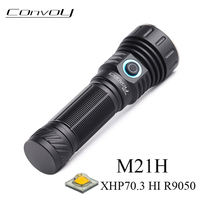 Convoy M21H Flashlight with XHP70.3 HI R9050 Led TIR Lantern High Powerful Type-c Charging Port Rechargeable Camping Light