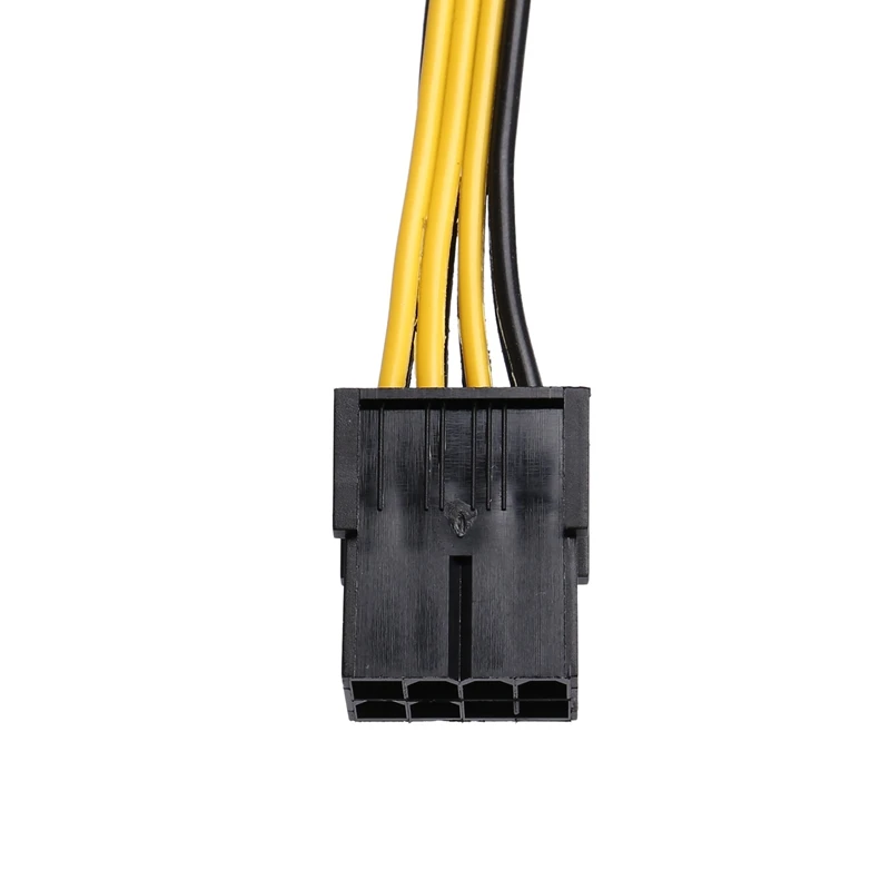 8Pin Graphics Card Extention Power Cable Pcie 8Pin Female To 8Pin Male Elbow 90 Degree Cable Graphics Card Power Cable