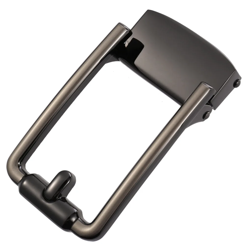 Hebilla de aleación clásica hueca para hombre, accesorios informales para cinturón de negocios, hebilla de moda ovalada de 3,5 cm