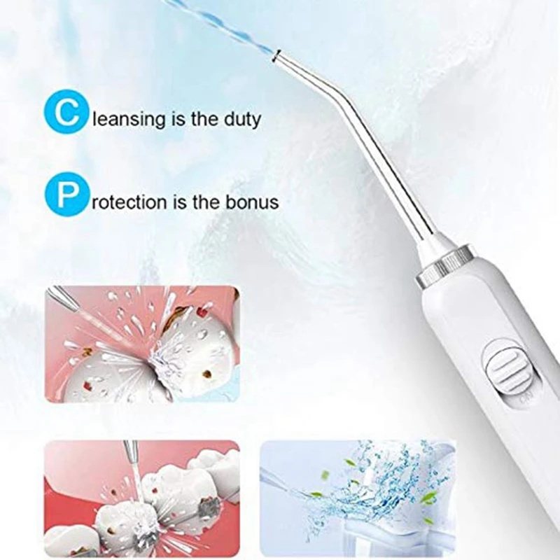 Portable Oral Irrigator 10 Mode Travel Case USB Rechargeable Cordless Water Dental Flosser Water Jet Tooth Pick 600Ml