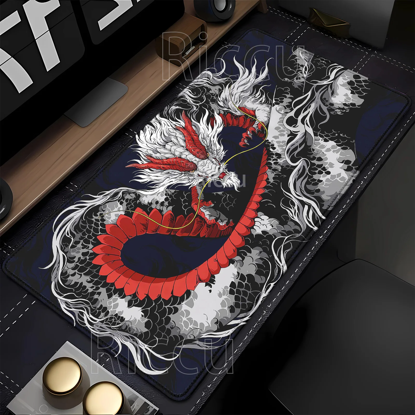 Dragon Mouse Pad Gamer HD Printing 400x900mm keyboard Non-slip Large Mousepad Computer office accessories overlock XXL Desk Mat