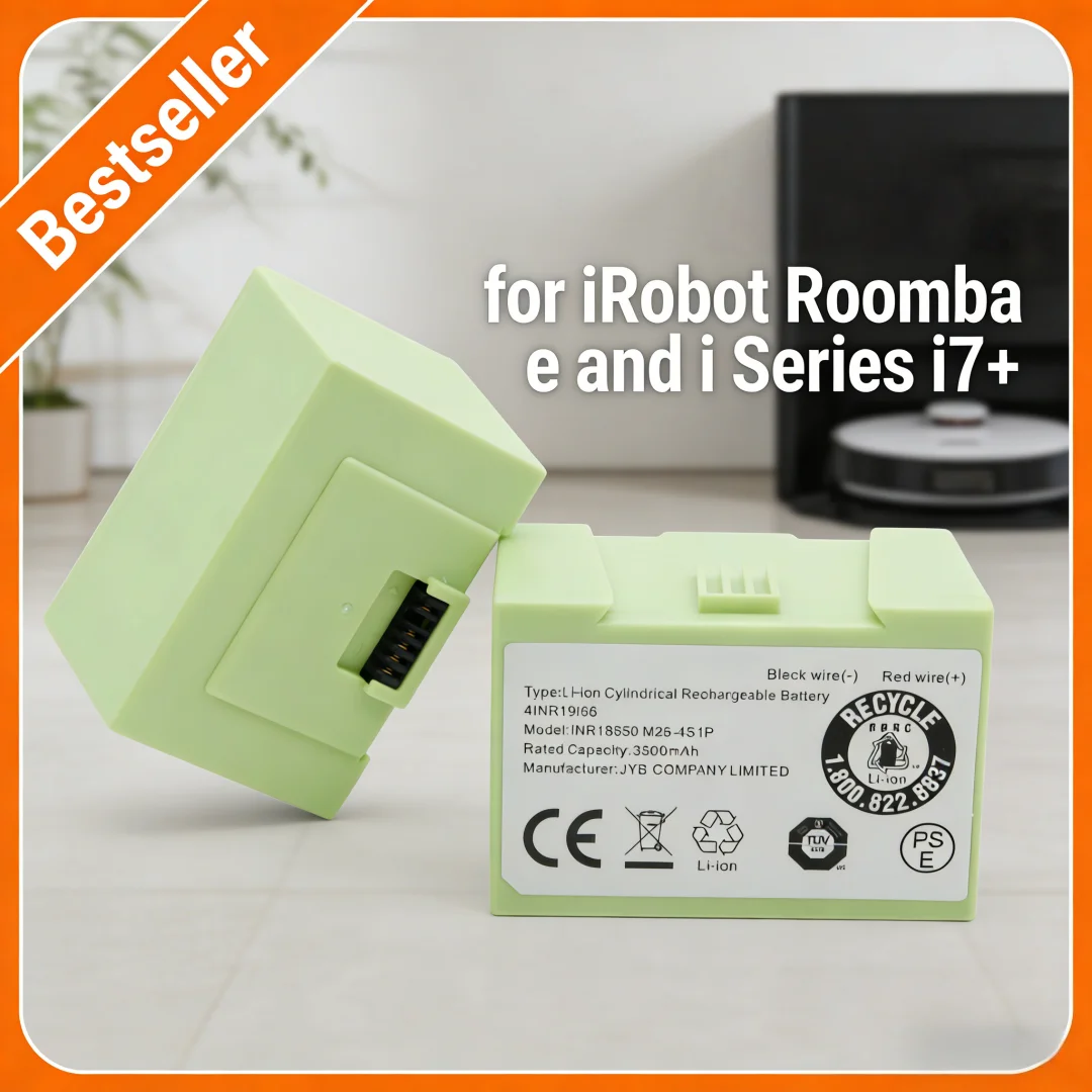 

For iRobot Roomba i7 i3 i4 E5 E6 Long Lasting Battery 14.4V 5000mAh for Models 7150 7550 3150 3550 e5150 e6198 Vacuum Parts