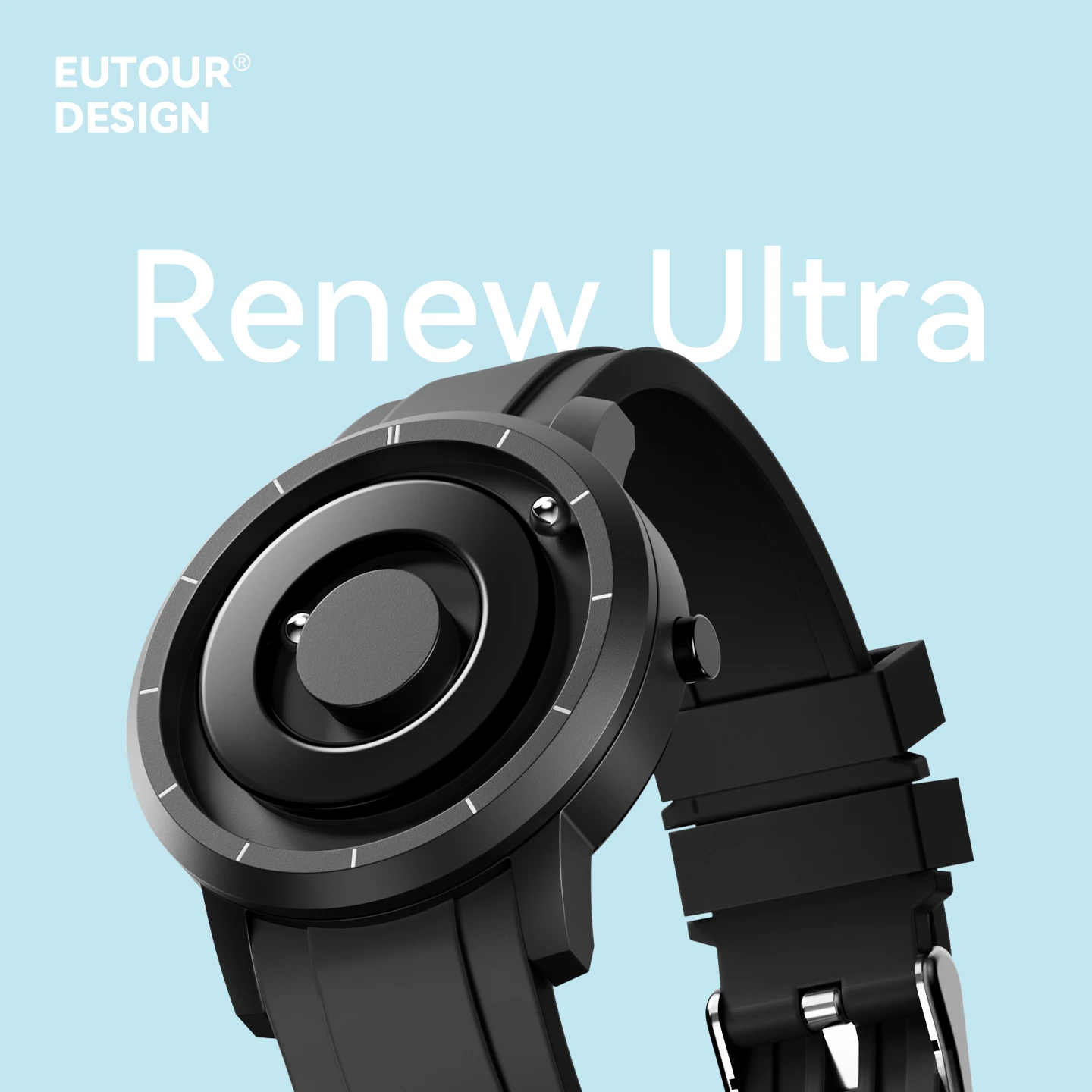 EUTOUR Standard Quality Magnet Watch Classic 5 ATM Water Proof E024 Upgrade Edition