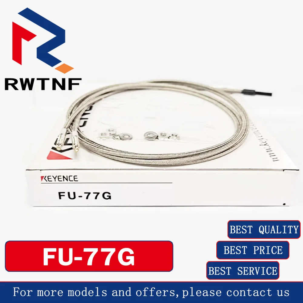 FU-77G KEYENCE M4 stainless steel reflective pervious fiber sensor in stock