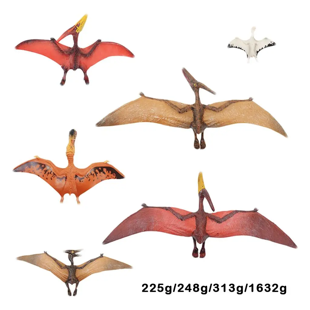 Mini Realistic Dinosaur Pterosaur Figures Toys Gift Toddler Play Collection