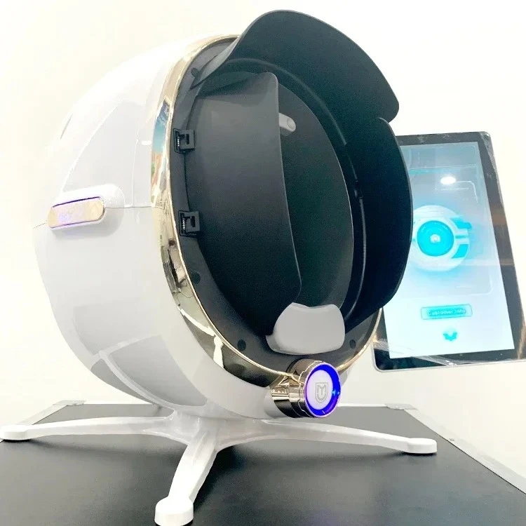 2025/Portable 3d Ai Face Skin Diagnostics Analyzer Facial Tester Scanner Magic Face Mirror Device Skin Analysis Machine OEM ODM
