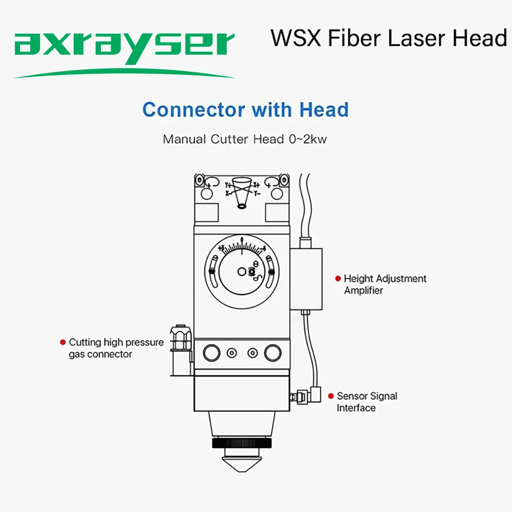 WSX лазерная головка KC15A FL150 CL100 2 кВт мощная волоконно-режущая машина CNC запчасти