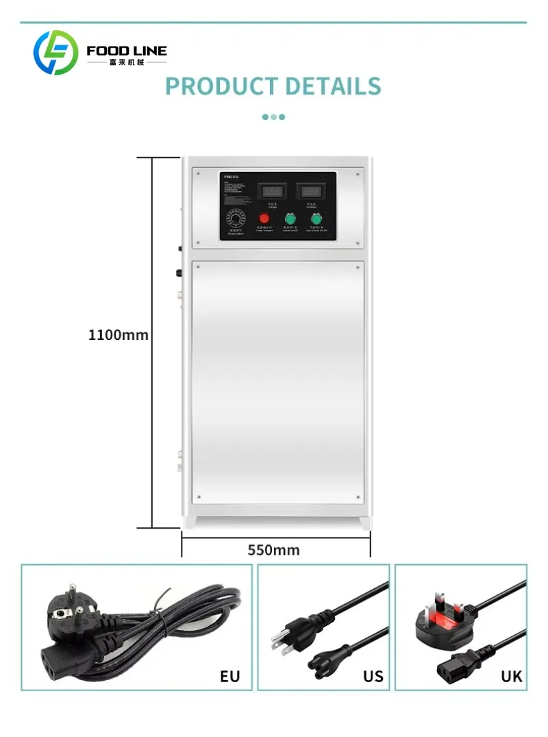 Customized Factory Direct 50G Ozone Generator High Quality Air Purifier for Dental & Industrial Use 1-Year Warranty