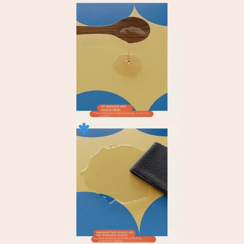 New Dopamine Placemats Anti-slip Water-Absorbing Table Mat Heat Insulation Oil-Absorbing Coaster Table Decoration Accessories