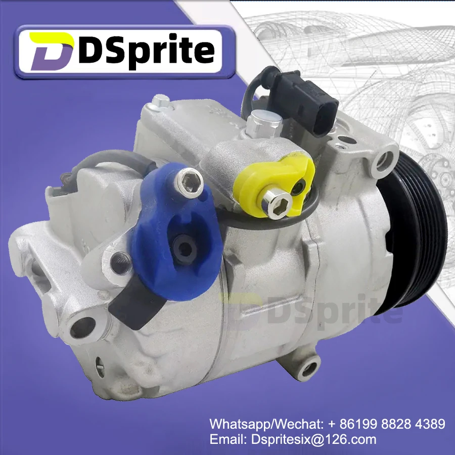 Auto Air Conditioner Compressor Cooling Pump 6SEU14C  4E0260805BC for Audi A8 Saloon 4.2 TDI ; Q7 4L 4.2 TDI A/C 4E0260805AK