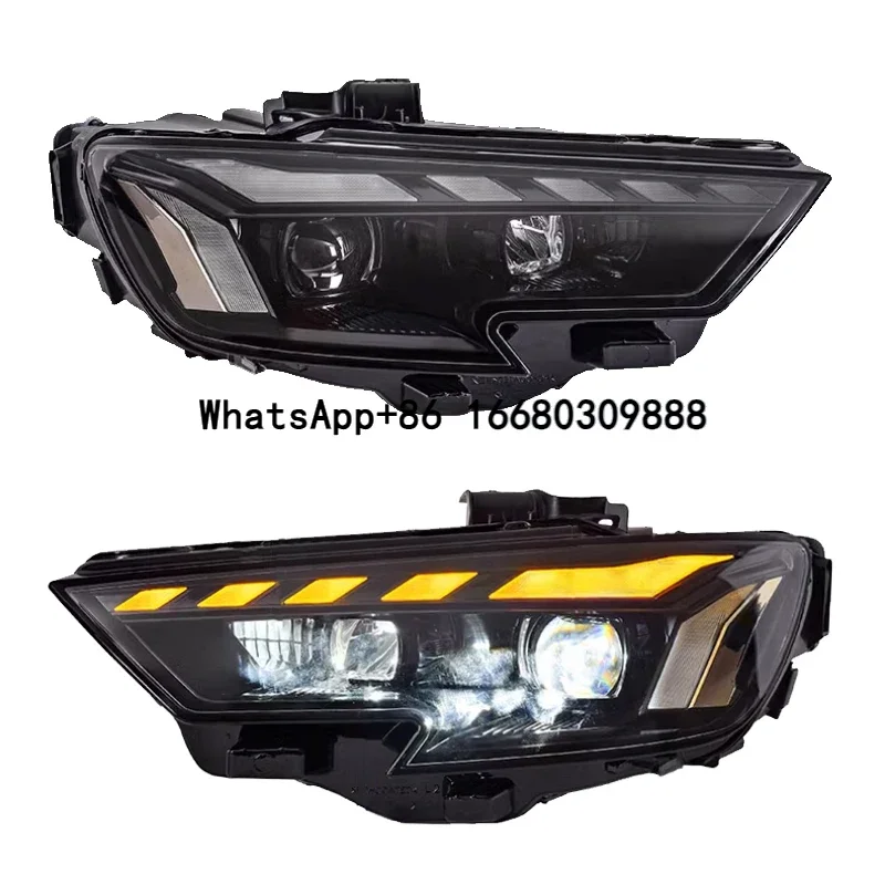 For A3 8v Headlights Sportback Limousine 2017 2020 Year Car Accessories LED Head Light Upgraded Head Lamp DRL