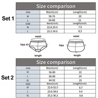 Lot de 3 culottes string ultra-fines sans couture pour femme, taille basse, invisibles, séchage rapide, en soie glacée, tailles M-XL pour l'été 6