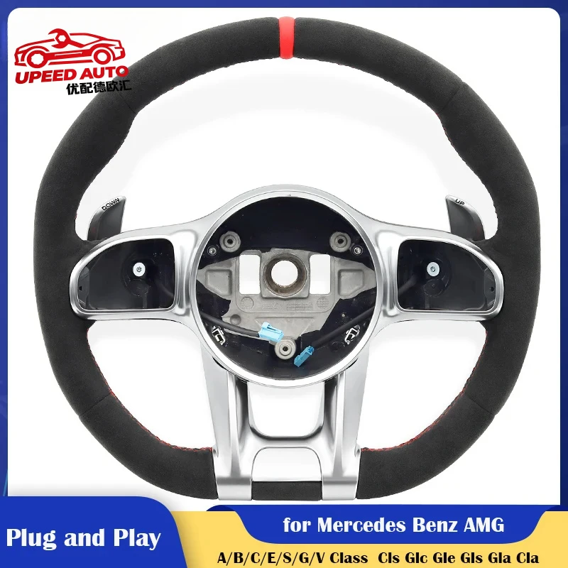 

Car Steering Wheel OEM any color for Mercedes Benz AMG E43 S63 S65 C200 W167 W177 W190 W204 W205 C205 W213 W217 W222