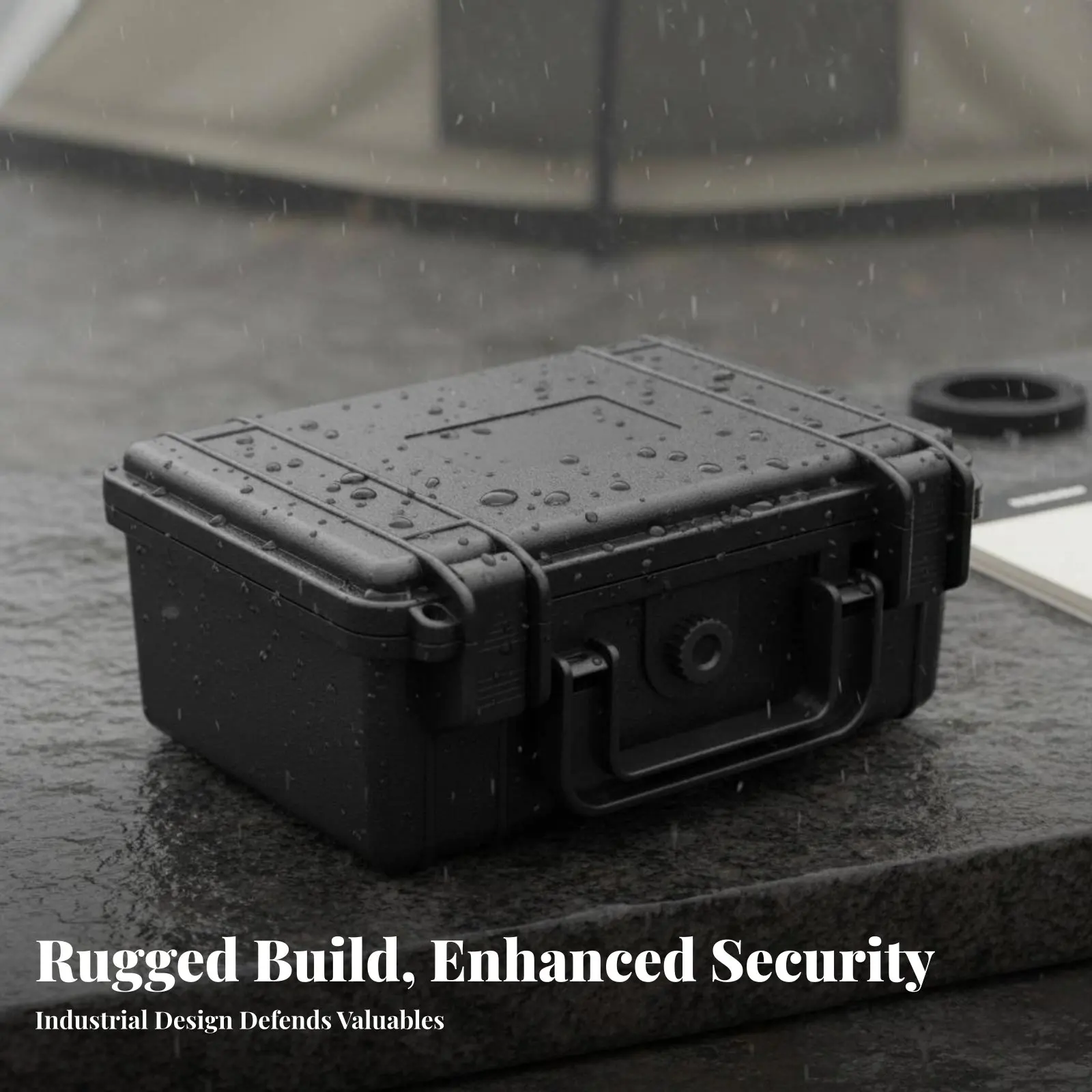 

Portable Instrument Case Large Capacity Waterproof Equipment Case Shockproof Tool Box Sturdy Duty Dustproof for Travel