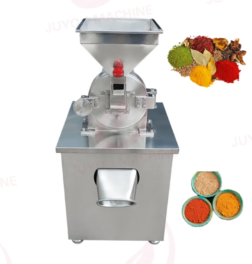 

Multi-functional Cassava Masala Coconut Herbs Soybean Wheat Flour Turmeric Spice Chilli Powder Food Grinding Pulverizer Machine