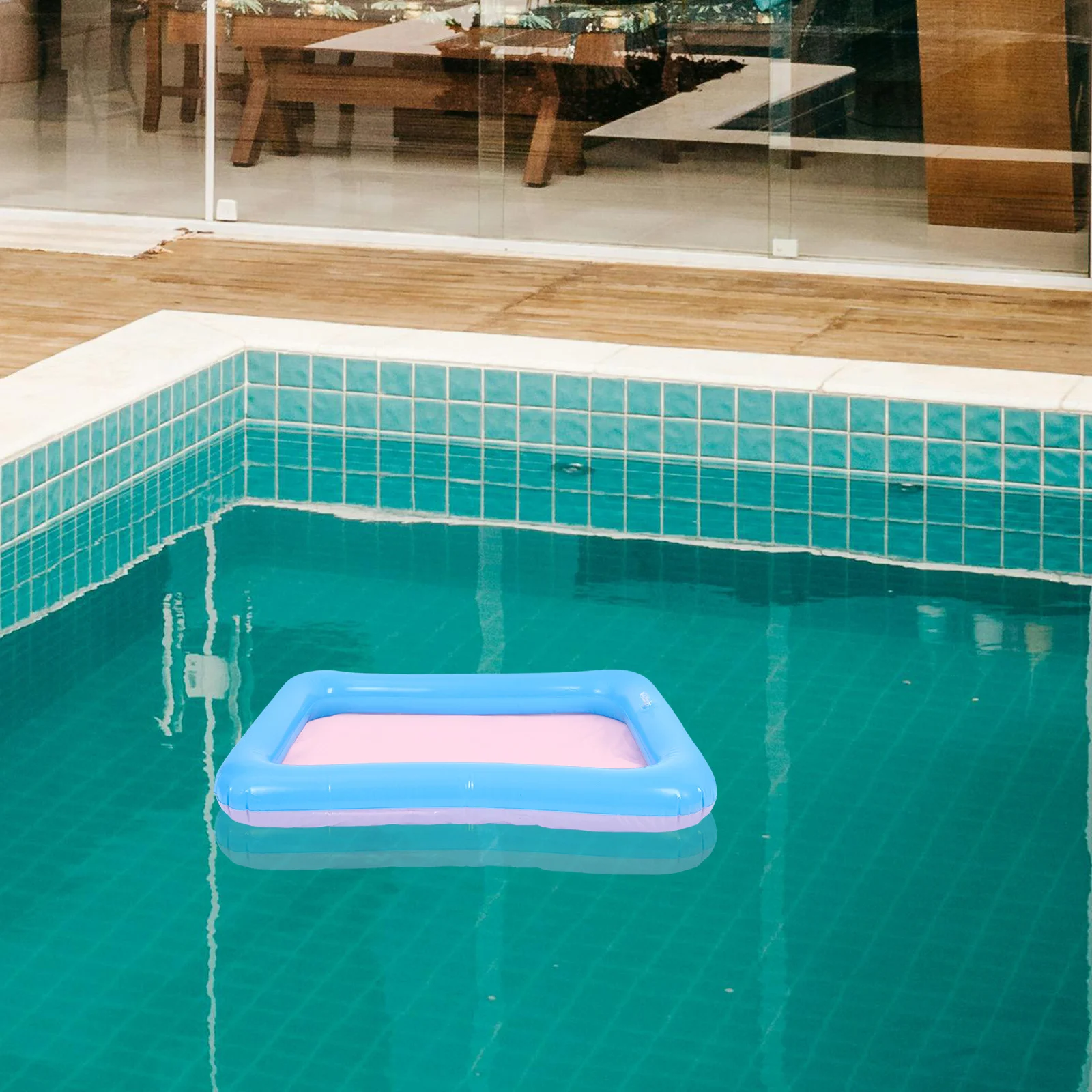 

Kids Inflatable Sand Tray Summer Outdoor Playset Floating Water Activity Pool for Beach Garden Yard Fun Games Entertainment