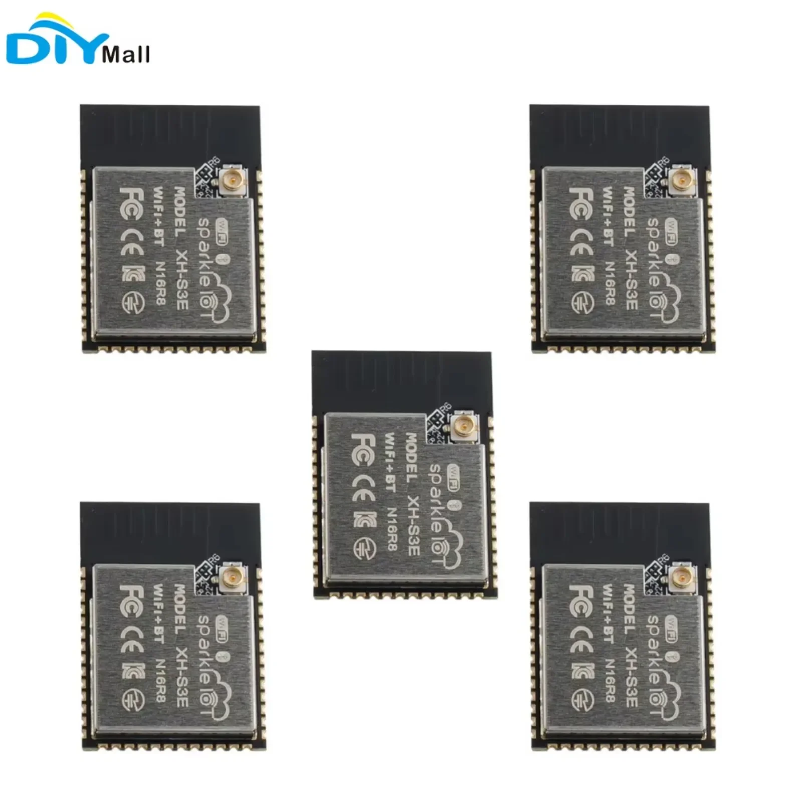 5Pcs/Lot DIYmall ESP32-S3-WROOM-1 Module XH-S3E N16R8 Built-in Wifi + Blue-tooth 5.0 Dual-Core MCU