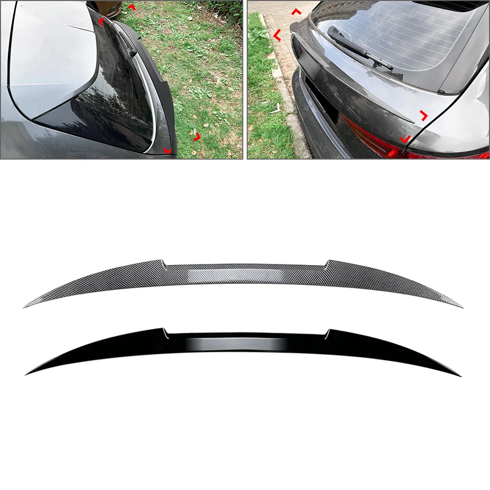 Car Rear Trunk Lip Spoiler Wing Trim For Audi A3 S3 RS3 8Y 5Door Sportback 2021 2022 2023 2024